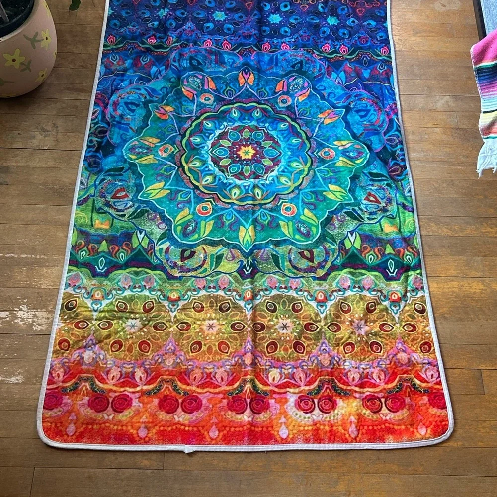 Colorful Mandala Bath Towel